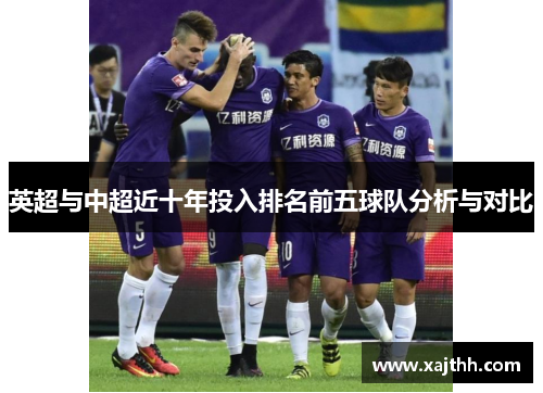 英超与中超近十年投入排名前五球队分析与对比