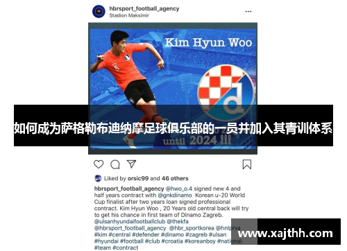 如何成为萨格勒布迪纳摩足球俱乐部的一员并加入其青训体系